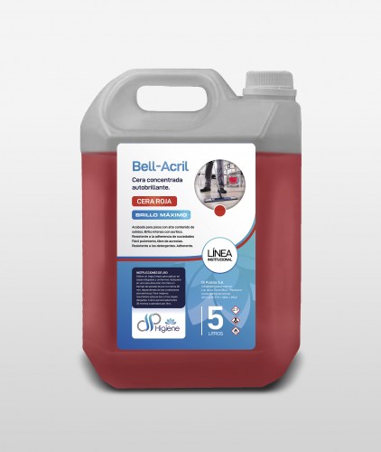 Mockup Bidon Transparente - Cera Roja